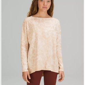 Lululemon size 8 Back In Action Long Sleeve Shirt NWT